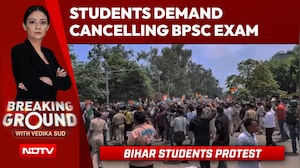 Cops, Students Clash During March Demanding Cancellation Of Key Exam