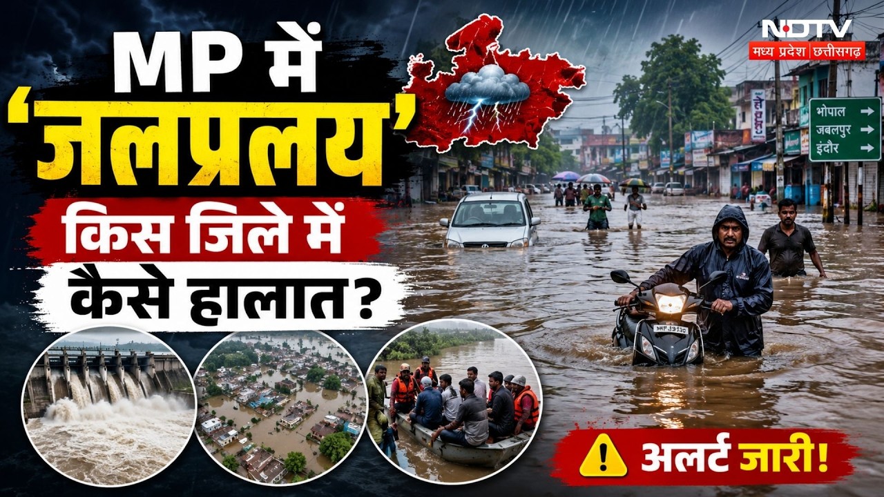 Heavy Rain in MP: 25 जिलों में भारी बारिश का Alert, कहां मची कितनी तबाही? Weather | Flood Update