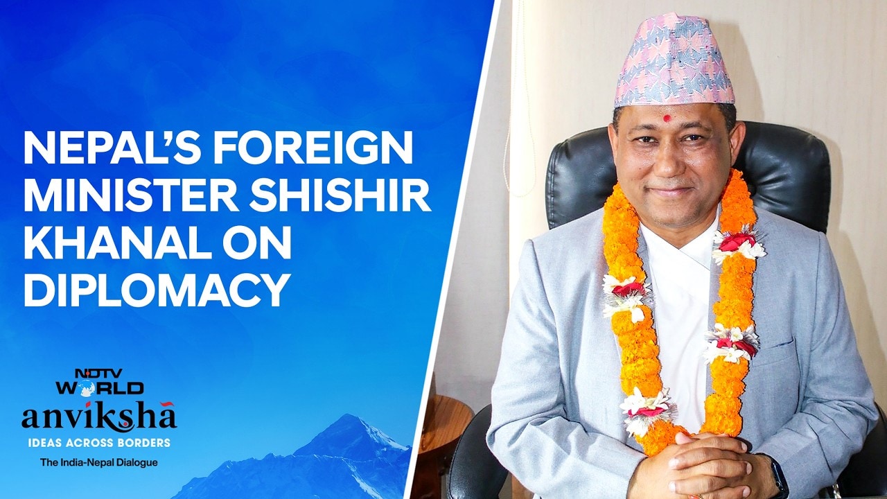 #NDTVWorldAnviksha | Join Shishir Khanal, Minister of Foreign Affairs, Nepal