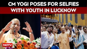 Uttar Pradesh CM Yogi Takes Selfie With Youth After Appointment Letter Distribution In Lucknow