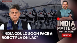 "India Could Soon Face A Robot PLA On LAC": Manish Tewari To NDTV