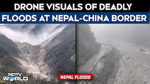 Floodwaters From Nepal Sweep Across China&rsquo;s Gyirong Border Port