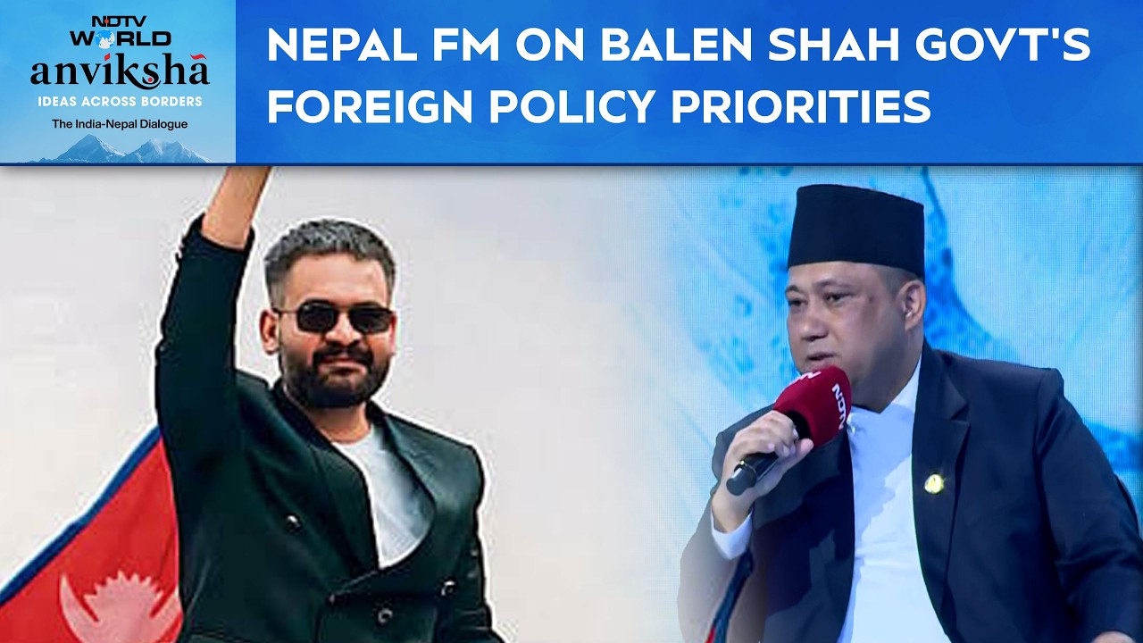 Nepal FM Shishir Khanal On Balen Shah's Foreign Policy Priorities