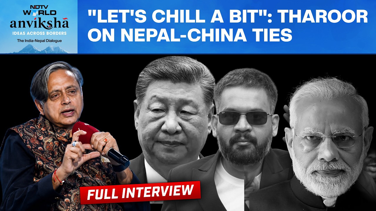 "Let's Chill A Bit," Says Shashi Tharoor On Nepal's Ties With China