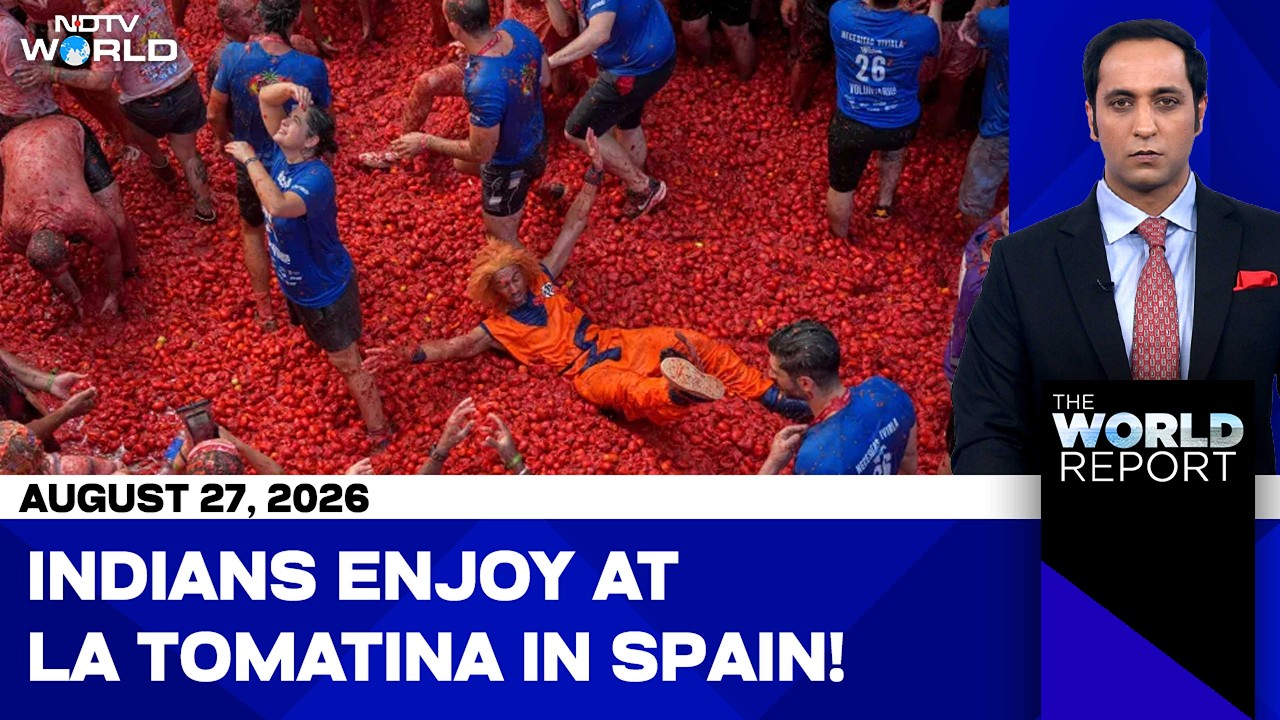 La Tomatina Festival 2026 : Indians Celebrate As Streets Turn Red In Real Life 'ZNMD' Moment