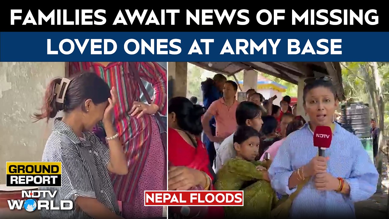 Nepal Floods: Families Await News Of Missing Loved Ones At Army Base Camp