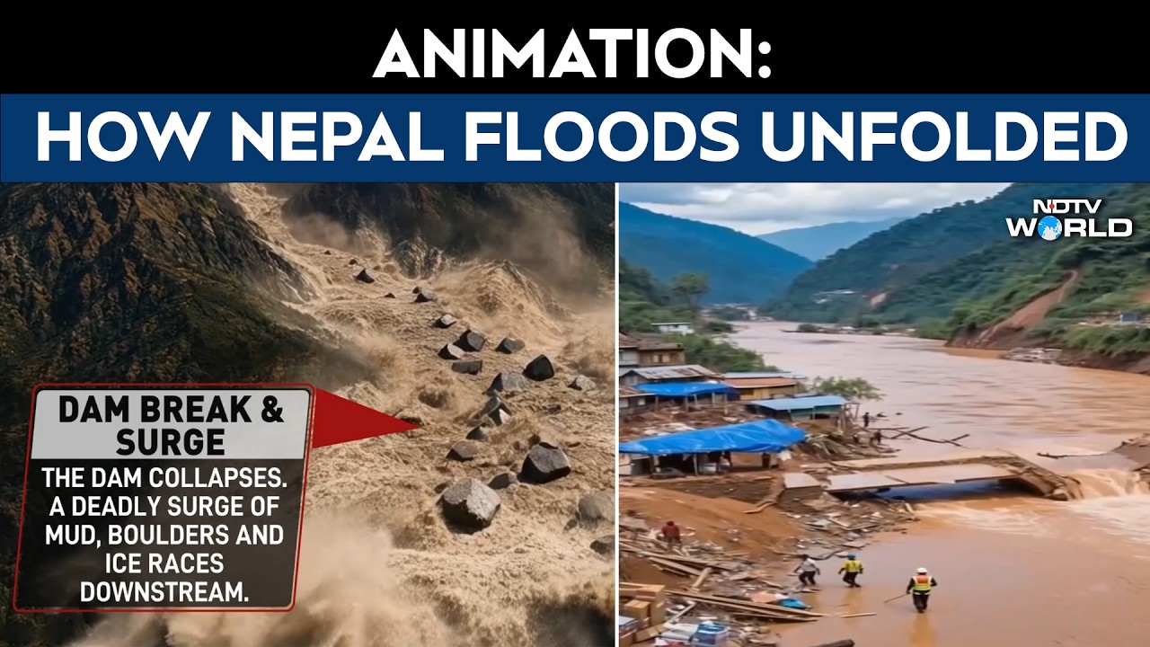 Animation Shows How Nepal Flood Tragedy Unfolded