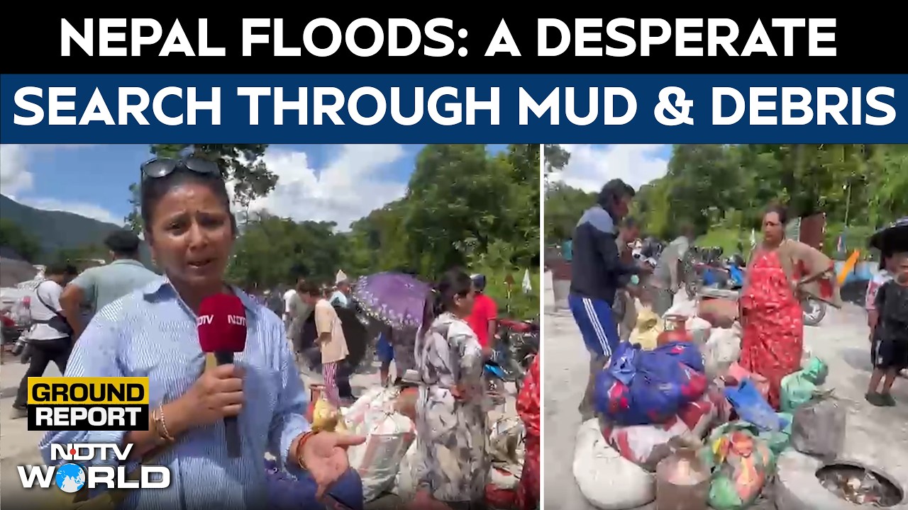 Nepal Floods: Locals Dig Through Mud To Save What Remains | Ground Report From Nepal's Devighat