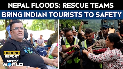 Nepal Floods: Rescue Teams Bring Indian Tourists To Safety