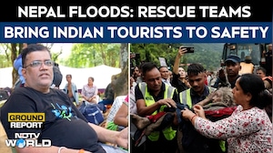 Nepal Floods: Rescue Teams Bring Indian Tourists To Safety