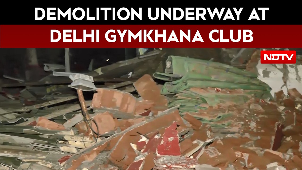 Demolition Underway At Delhi Race Club After Centre Takes Possession of 53-Acre Premises