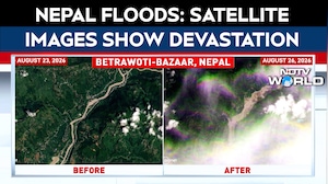 Nepal Floods: Satellite Images Reveal Devastation Before And After The Deluge
