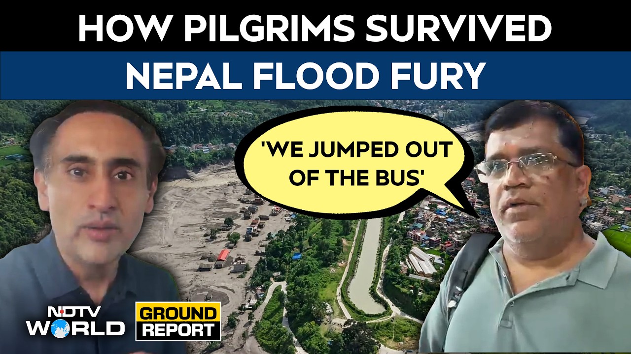 'We Jumped Out Of The Bus': Pilgrims Recall Narrow Escape From Nepal Floods
