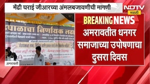 Amravati मध्ये धनगर समाजाचं उपोषण, मेंढी चराई जीआरच्या अंमलबजावणीची मागणी | NDTV मराठी