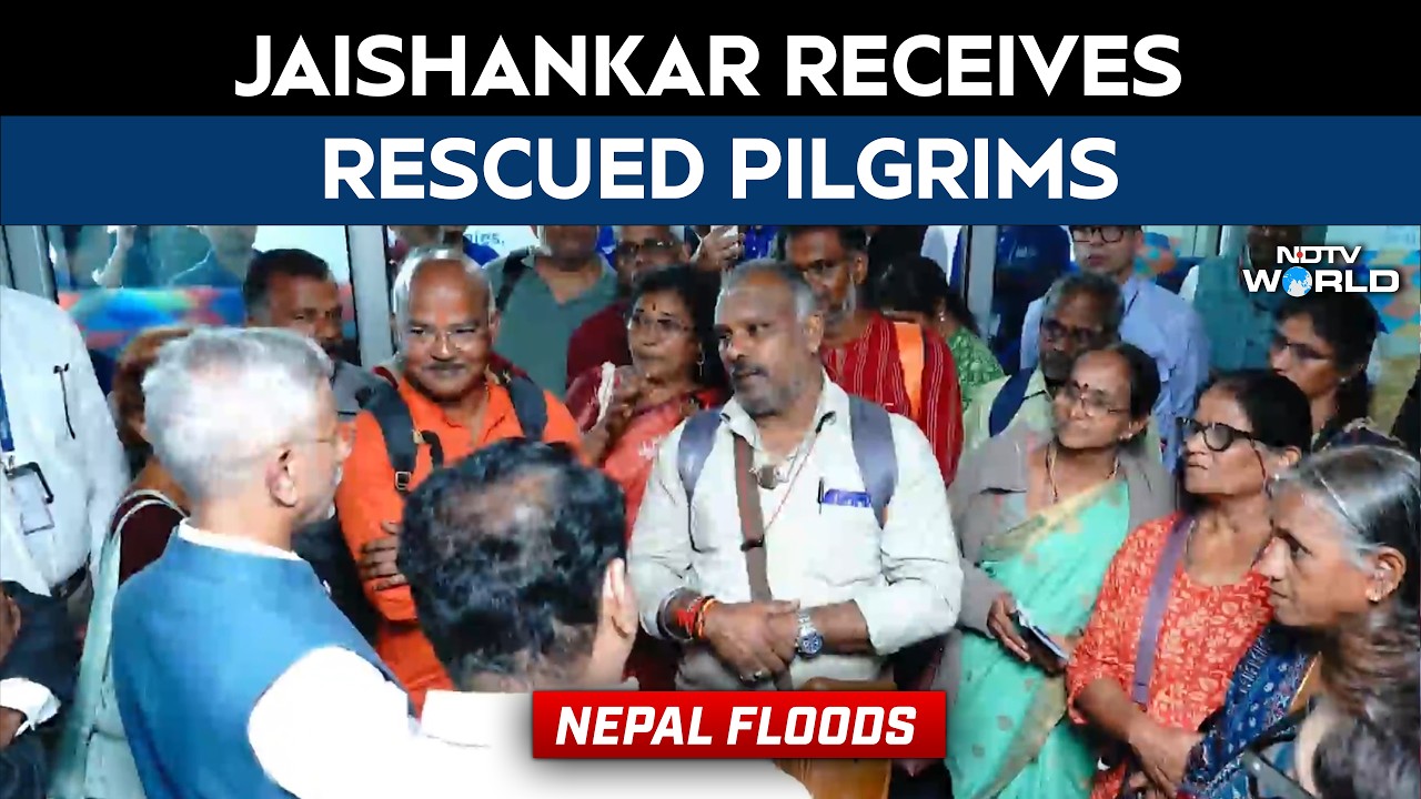 Nepal Floods News: Jaishankar Receives 21 Rescued Tamil Nadu Pilgrims