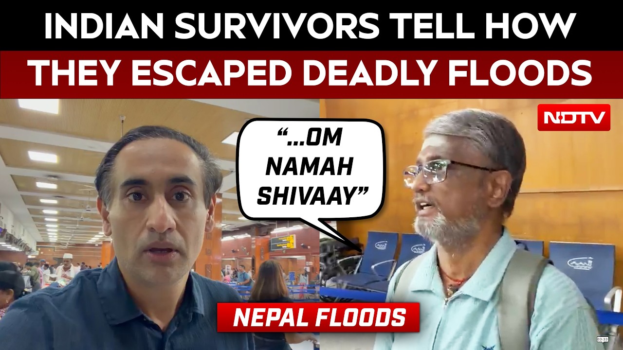 Indian Survivors' Account On Escaping Deadly Nepal Floods