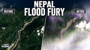 Nepal Flood Panic | Before & After Shows Terrifying Images From Nepal Amid Flood Disaster