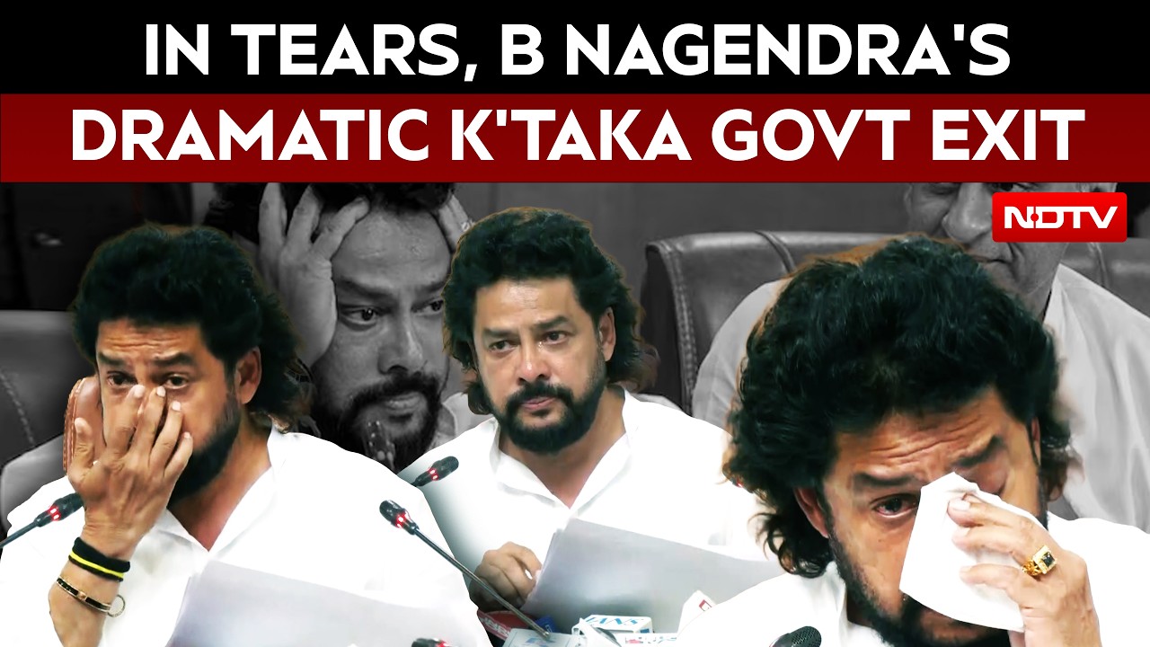 Nagendra Resignation | B Nagendra Quits Karnataka Cabinet, Second Time Over Same Corruption Scandal
