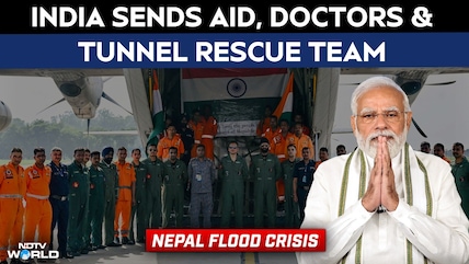 Nepal Flood Rescue: India Sends 10 Tonnes Of Aid, Medical & Tunnel Rescue Teams