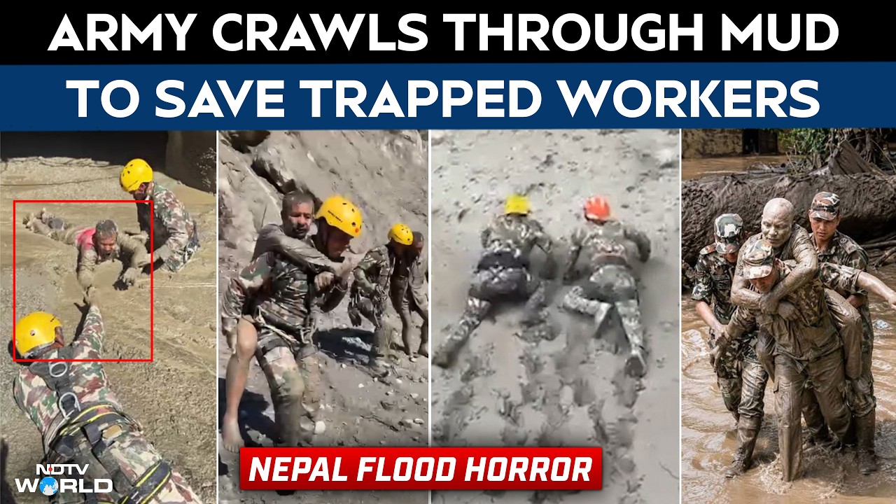Nepal Floods: Army's Daring Rescue Mission Inside Collapsed Hydropower Project