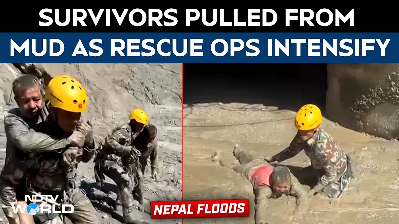 Nepal Floods | Nepal Flood Horror: Survivors Pulled From Mud As Rescues Intensify