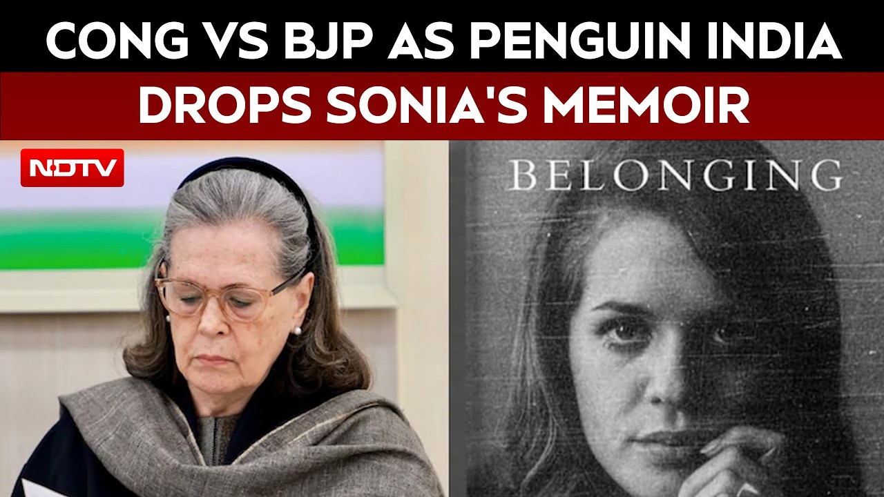 Sonia Gandhi Book Row | "There's Pressure": Cong vs BJP As Penguin India Drops Sonia Gandhi's Memoir