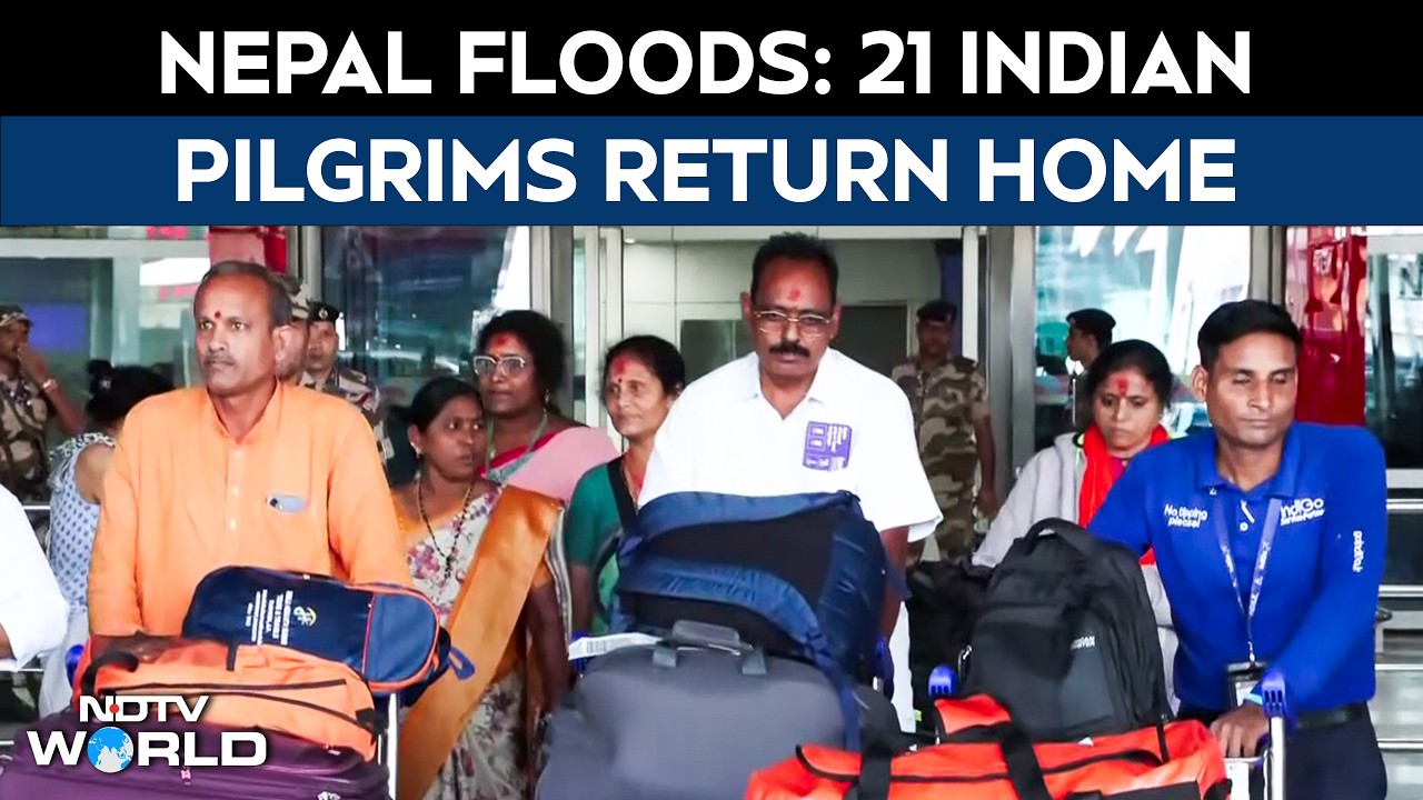 Nepal Floods: 21 Indian Pilgrims Rescued, Return Home