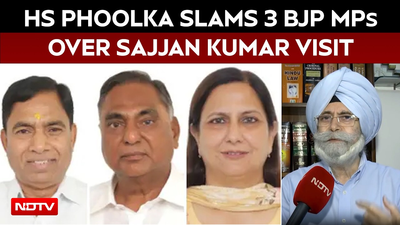“Shameful!”: HS Phoolka Slams 3 BJP MPs Over Sajjan Kumar Visit, Nitin Nabin Reprimands MPs