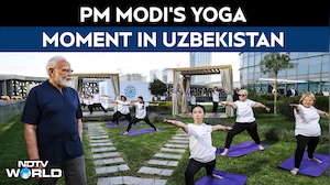 PM Modi Joins Yoga Session In Tashkent, Interacts With Participants