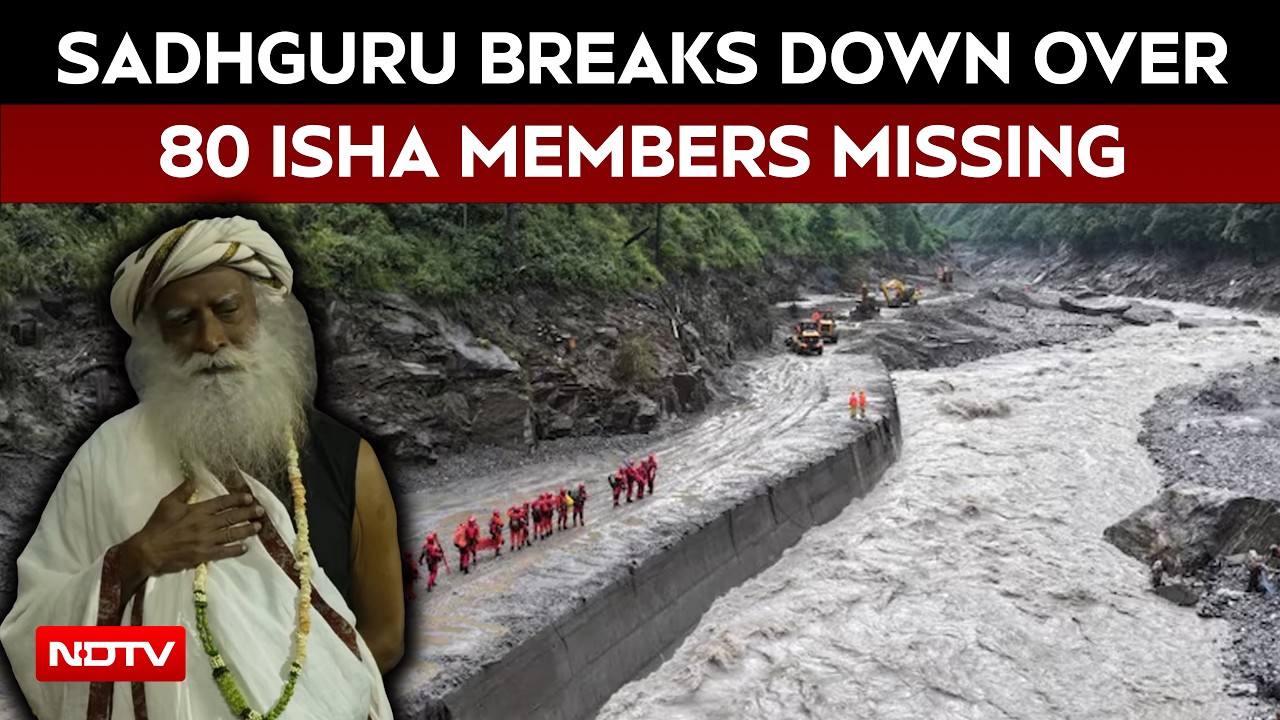 Sadhguru Breaks Down While Speaking On 80 Isha Foundation Members Missing In Nepal Flash Floods
