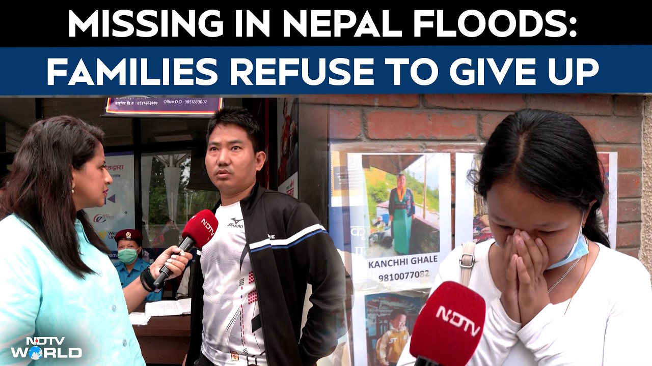 Nepal Floods: Families Wait At Hospitals, Desperately Searching For Missing Loved Ones