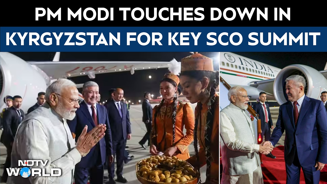 PM Modi Gets Warm Welcome From Indian Community In Bishkek Ahead Of SCO Summit