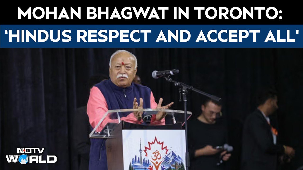 Mohan Bhagwat In Toronto: ‘Hindus Respect And Accept All’