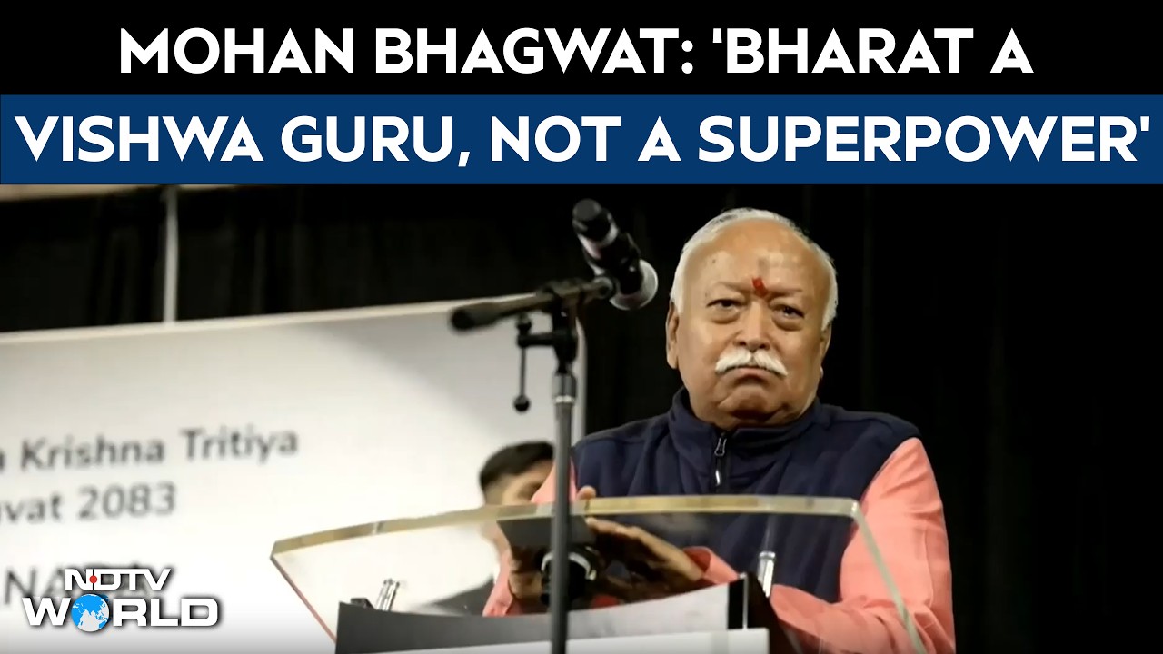 Mohan Bhagwat In Toronto: ‘Bharat Should Be Vishwa Guru, Not Superpower’