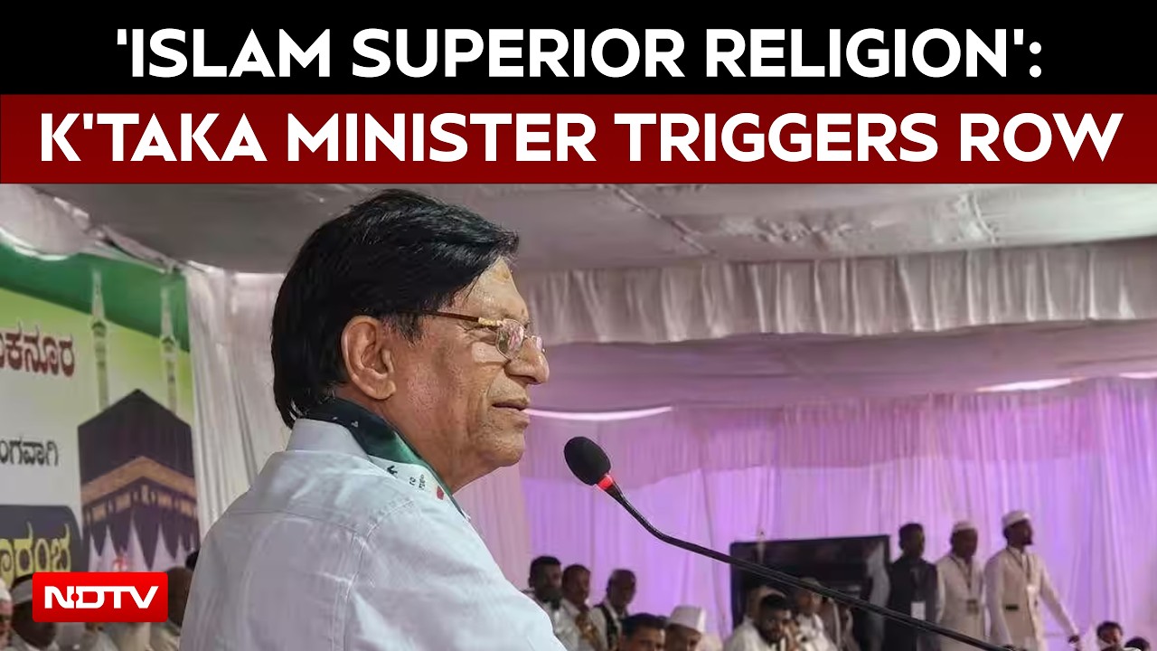 "Islam Superior," Says Karnataka Minister. BJP Demands Apology To Hindus
