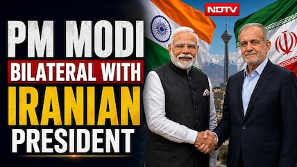 PM Narendra Modi Meets Iranian President Masoud Pezeshkian In Kyrgyzstan