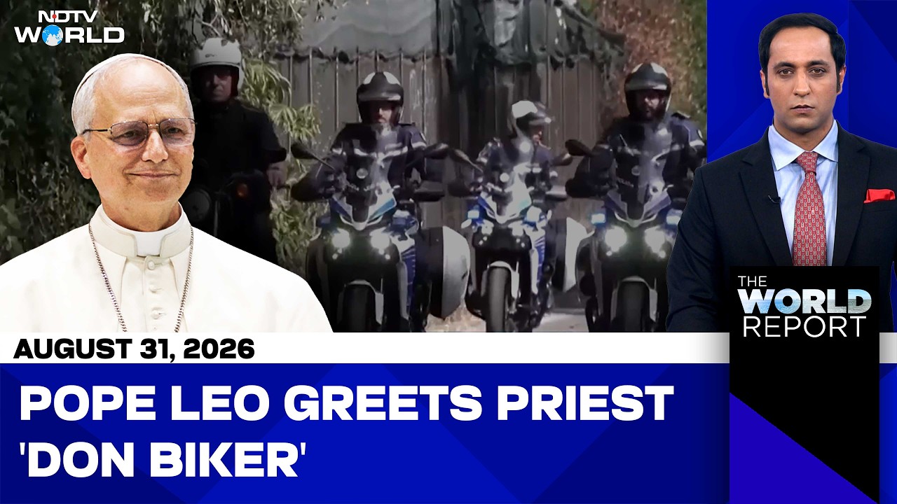 Pope Blesses Roaring Convoy: Don Biker Leads 200 Motorcycles To Vatican Palace