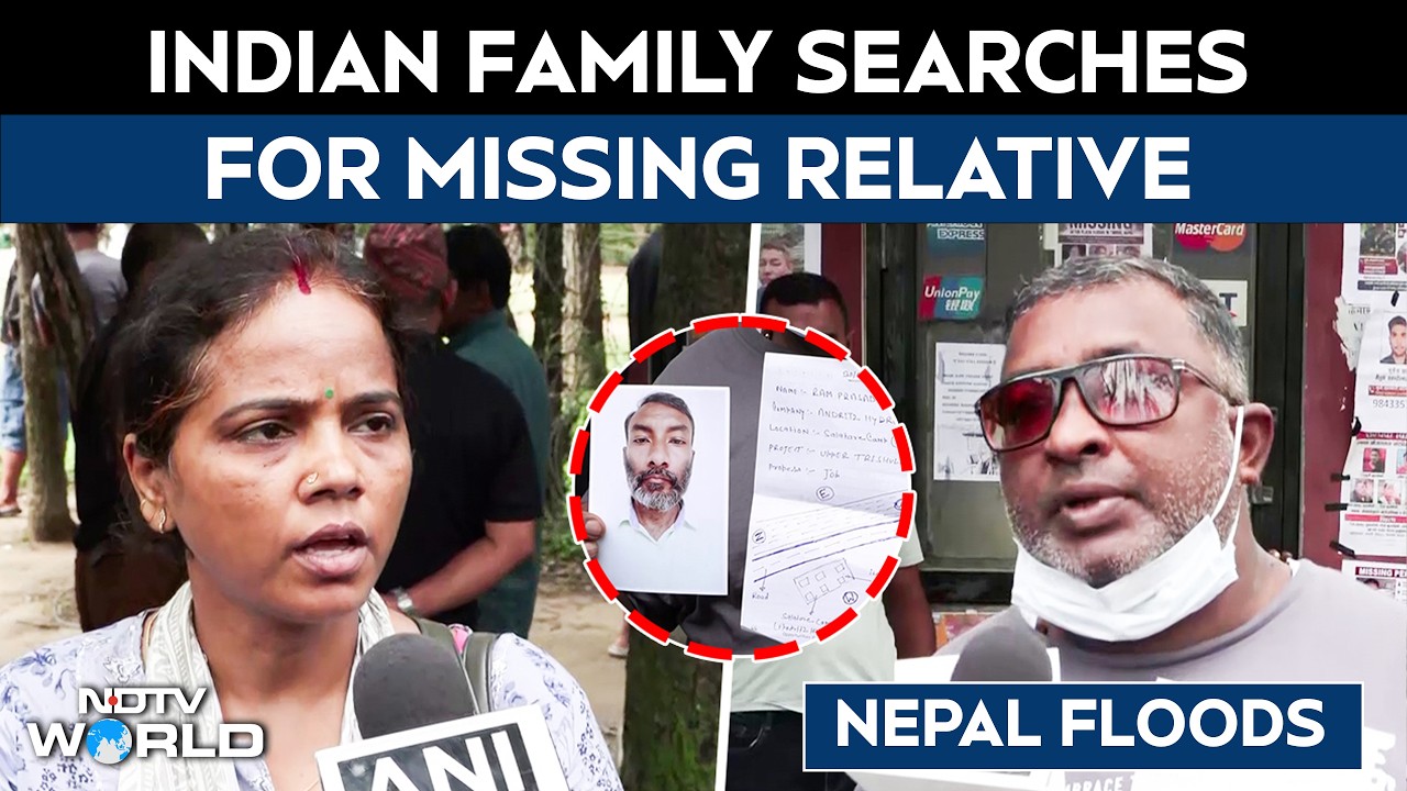 Nepal Floods: Indian Family Searches For Missing Relative