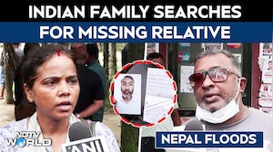 Nepal Floods: Indian Family Searches For Missing Relative