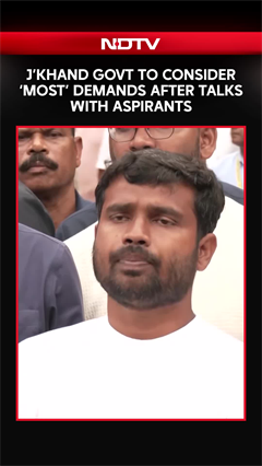 Jharkhand Government To Consider 'Most' Demands After Talks With Aspirants
