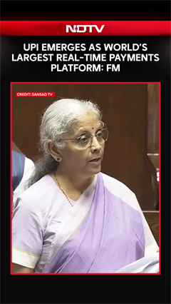 UPI Emerges As World&rsquo;s Largest Real-time Payments Platform: FM Sitharaman