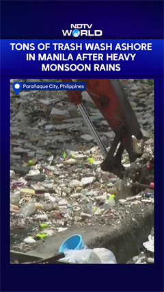 Philippine Rain News: Tons Of Trash Wash Ashore In Manila, 100+ Truckloads Cleared