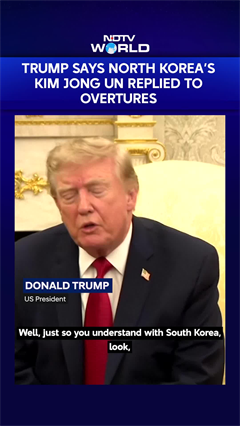 Trump Says Kim Jong Un Replied To US Overtures, Defends Scaling Back Korea Drills