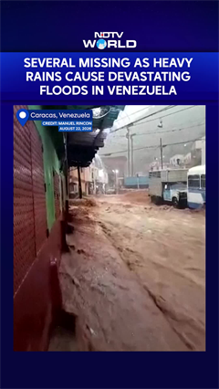 Venezuela Floods Latest: At Least 4 Missing After Heavy Rains, Search Operations Underway
