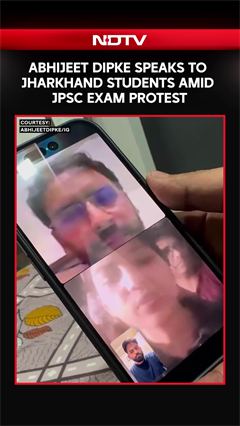 Video: Abhijeet Dipke Speaks To Jharkhand Students Amid JPSC Exam Irregularities Protest