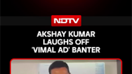 Akshay Kumar Laughs Off 'Vimal Ad' Banter