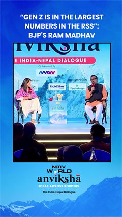 "Gen Z Is In The Largest Numbers In RSS": BJP's Ram Madhav
