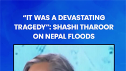"It Was A Devastating Tragedy": Shashi Tharoor On Nepal Floods