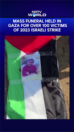 Gaza Funeral | Gaza Holds Mass Funeral For 112 Bodies Recovered After Years