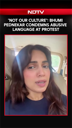 "Not Our Culture": Bhumi Pednekar Condemns Abusive Language Used At Students Protest